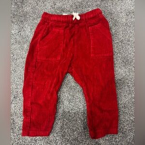 Emile & Ida red corduroy pant 18m
